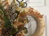 Straw Fall Wreath