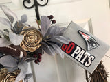 Football and Wooden Roses