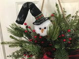 Grapevine Basket/Snowman