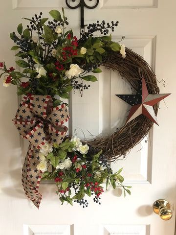 Stars Grapevine Wreath