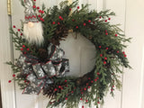 Gnome Evergreen Wreath