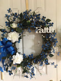 Faith Grapevine Wreath