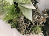 Bronze and Green evergreen wreath