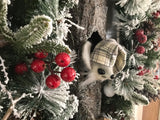 Felted Winter Mouse in Tree