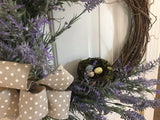 Lavender and a Birds Nest