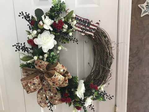 Patriotic Gardenias