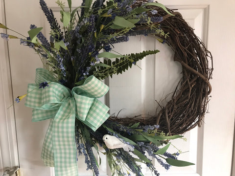 Periwinkle sage and lavender