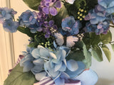 Lavender and Blue Hydrangeas