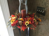 Maple Leaves/Sunflowers/Evergreens Centerpiece