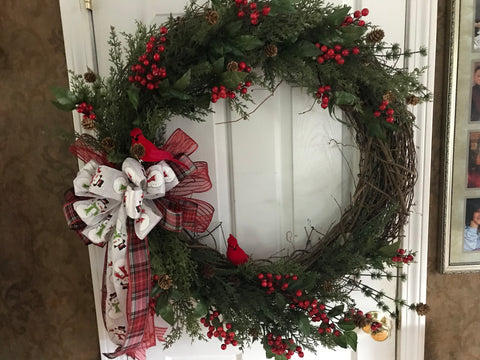 30” Evergreen Wreath