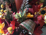 Maple Leaves/Sunflowers/Evergreens Centerpiece