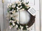 Tulips and Macrame