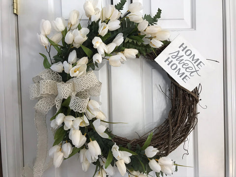 Tulips and Macrame