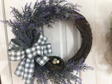 Lavender and a Birds Nest