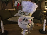 Snowman with Fur Hat