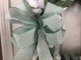 Lambs Ear/White Tulips