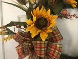 Sunflowers and Berries