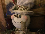 Snowman with Fur Hat