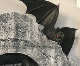 Dracula Tombstone with Bat 🦇