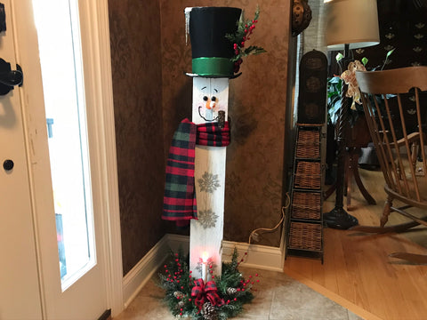 Snowman Post