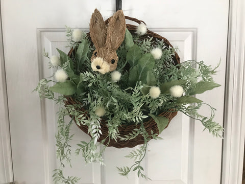 Peter Cottontail Vintage Hanging Basket