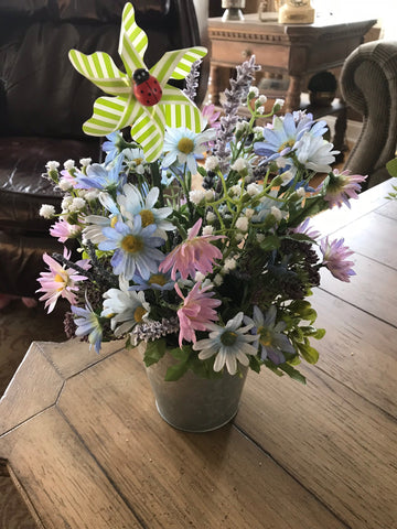 Daisies with a Pinwheel