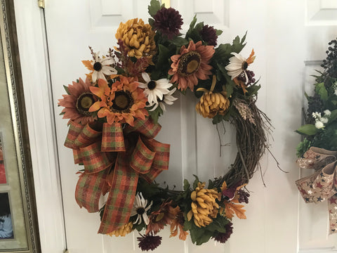 Multicolored Sunflowers