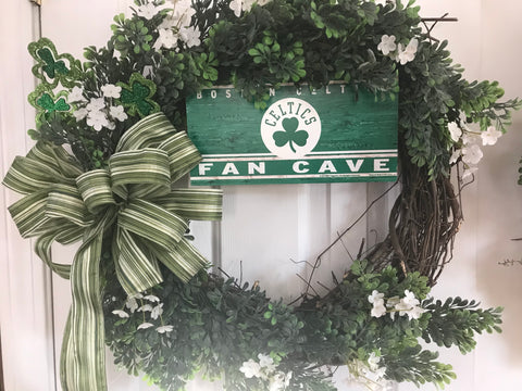 Boston Celtics Wreath