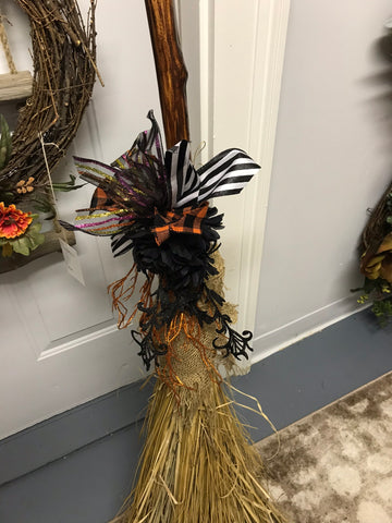 Witches Broom Decorated 3