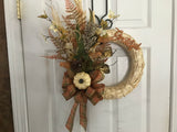 Straw Fall Wreath