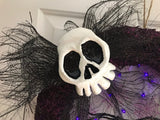 Haunted Mansion Wreath Skull