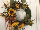 Sunflowers and Berries