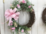 Double Doors/Pink Wild Roses