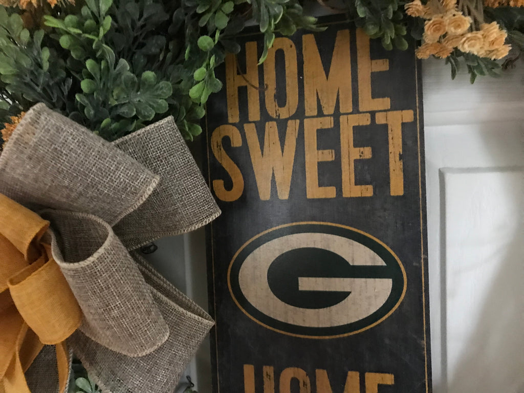 Green Bay Packers wreath