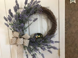 Lavender and a Birds Nest